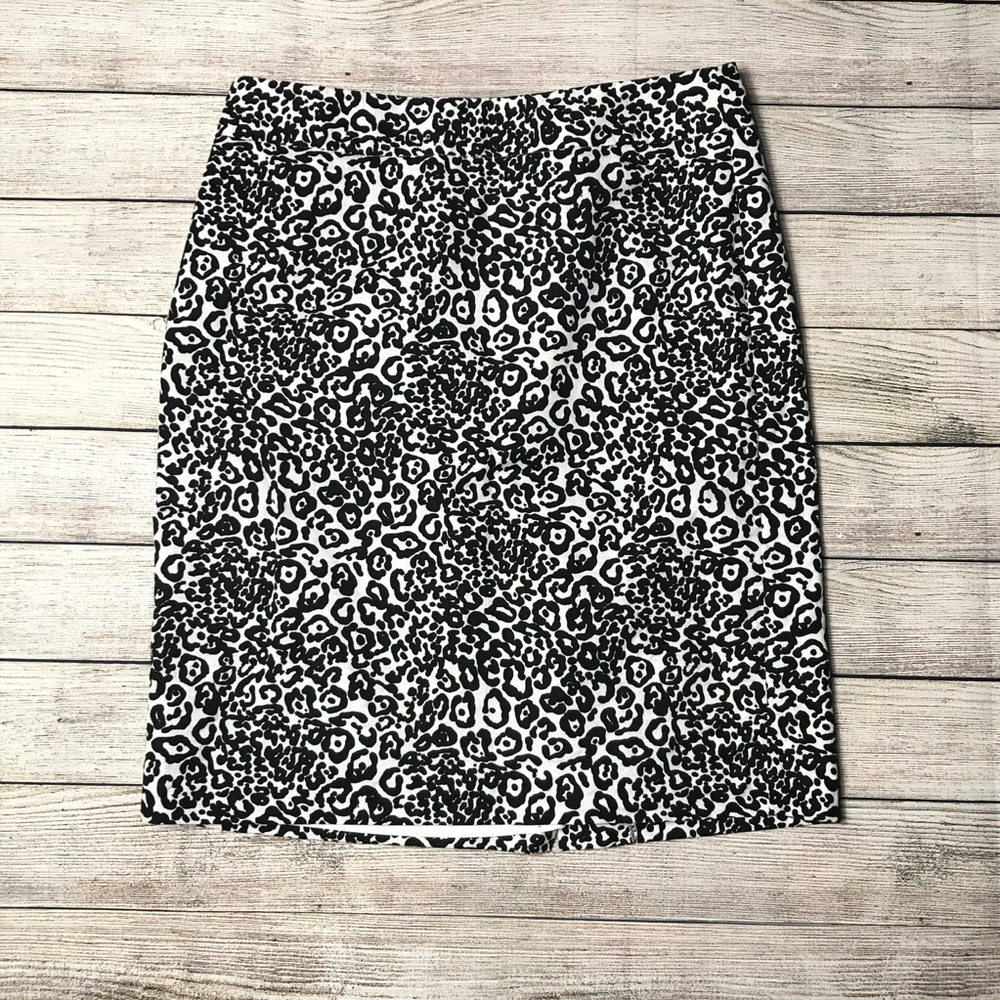 Ann Taylor Animal Print Skirt